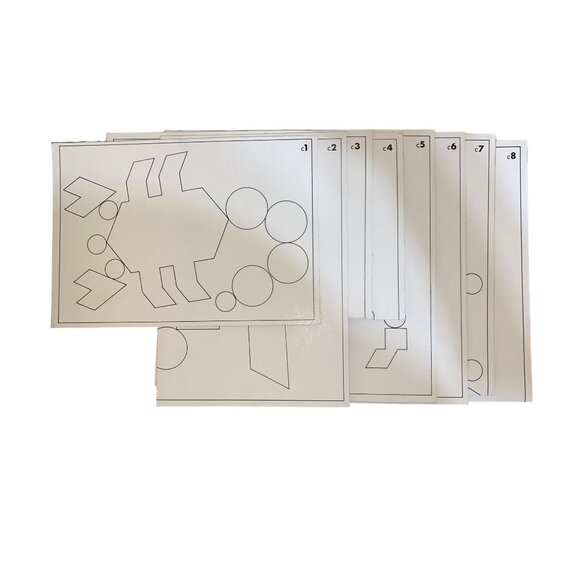 Creative Brainy Blocks Game Of Shapes & Perception For Age 7 & Up By Orda Indust - Picture 5 of 10